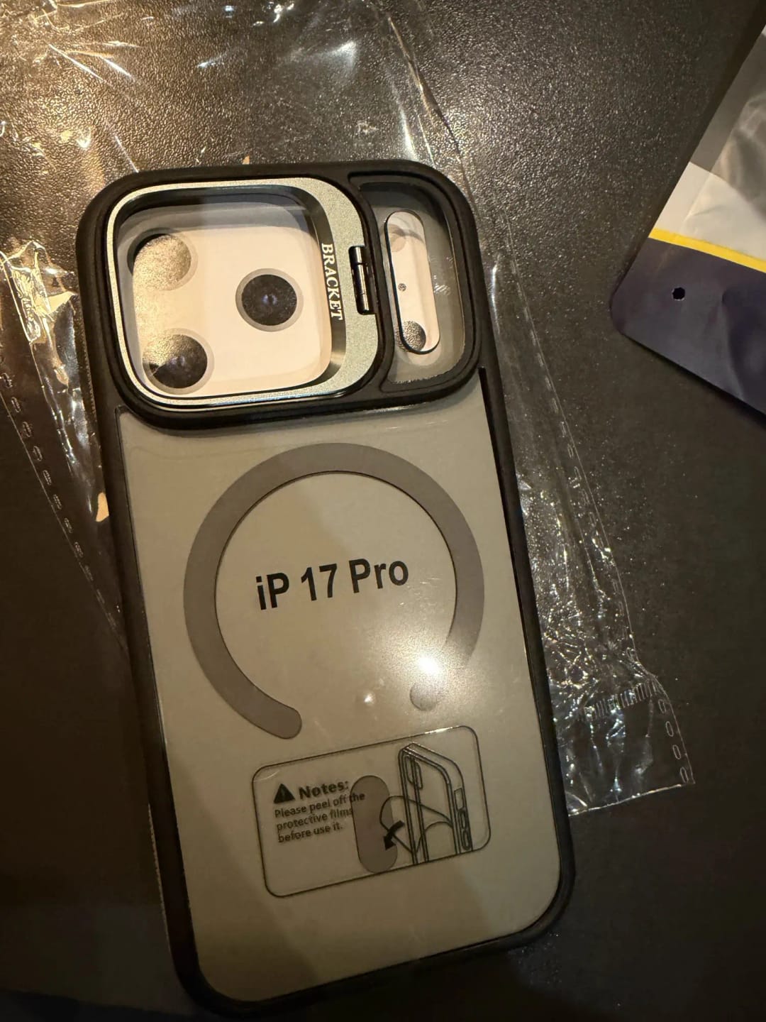 Customer photo review of LuxuryKase Matte Magnetic Cover Transparent Magsafe Kickstand Stand Phone Case For iPhone & Samsung Series
