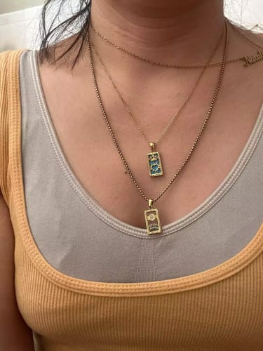 Customer photo review of Aura Tarot Necklace