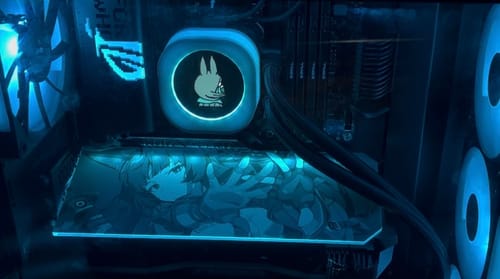 Customer photo review of Custom Design RGB GPU Backplate