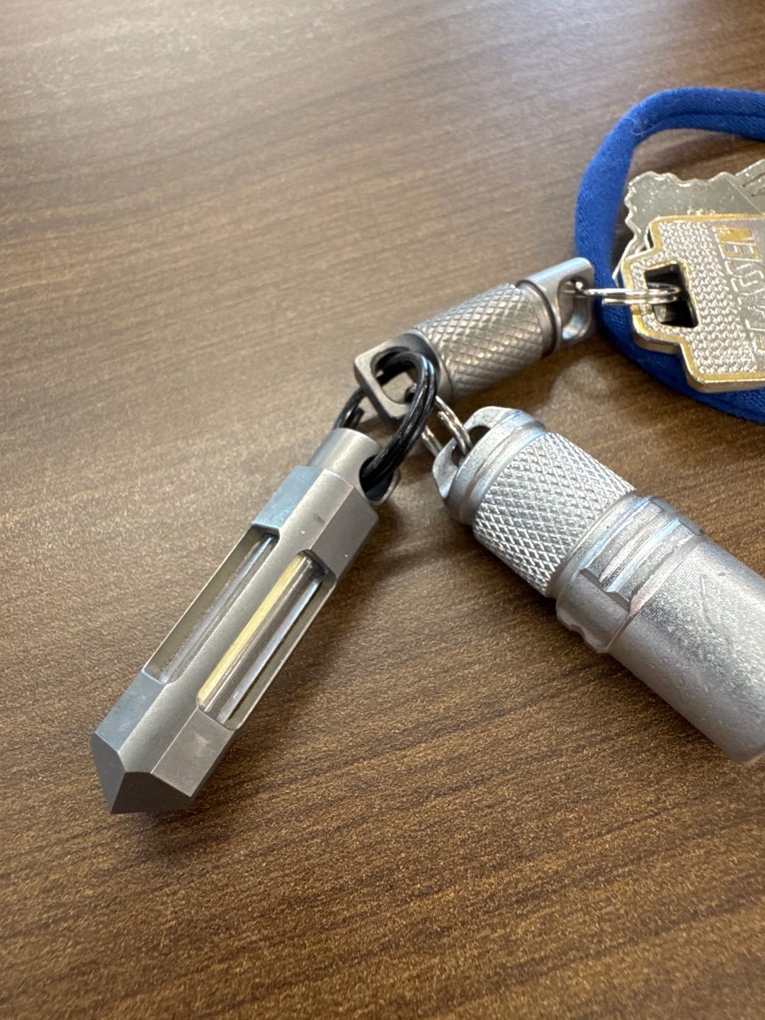 Customer photo review of The Knurled Edition Glow Fob