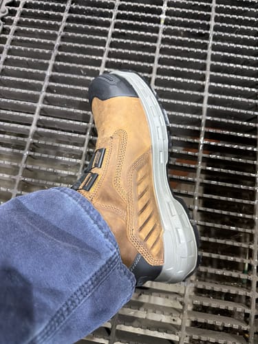 Customer photo review of Wildwood 6” Composite Toe Turbolace™ Work Boot - Brown - Made in USA