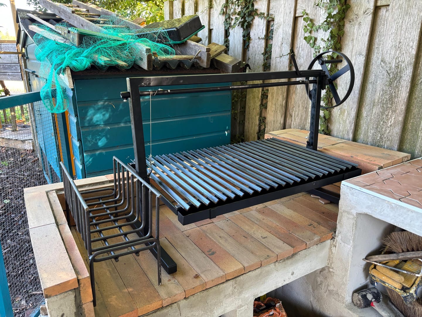 Customer photo review of Argentine Iron Brasero