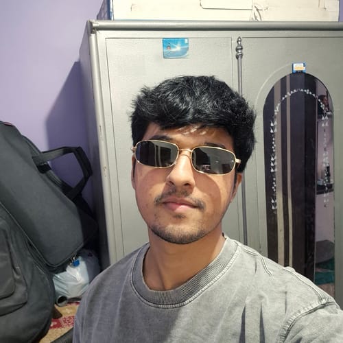 Customer photo review of Vesper |  Golden Polarized Rectangle Sunglasses (Black Lens - PMG5846)