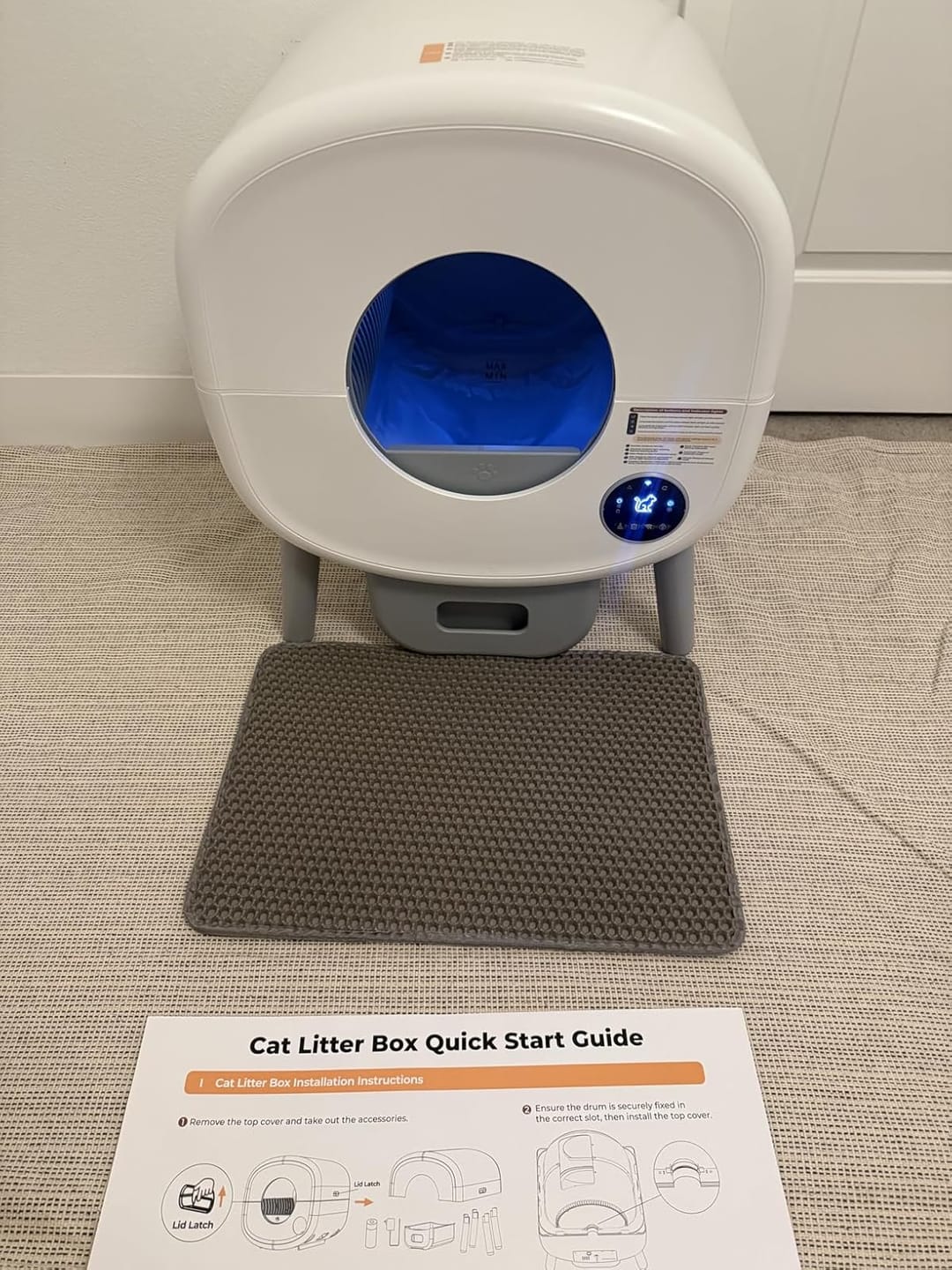 Customer photo review of Cumrige M2 Smart Self-Cleaning Litter Box | 95L Extra-Large Automatic Cat Litter Box