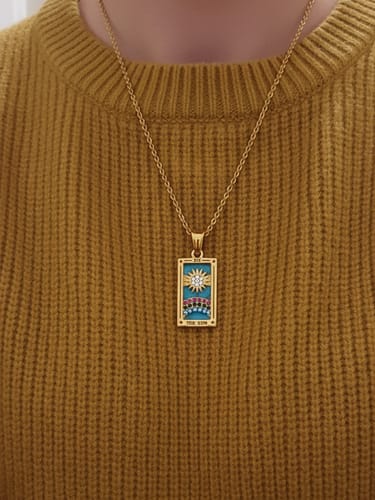 Customer photo review of Aura Tarot Necklace