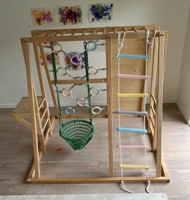 Customer photo review of Sweetgum Indoor Sensory Playset (Large)