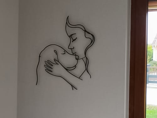 Customer photo review of Décoration Murale Métal - Amoureux des chiens (V.03)