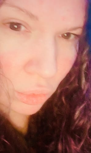 Customer photo review of A FLUSH OF COLOUR CREAM BLUSH