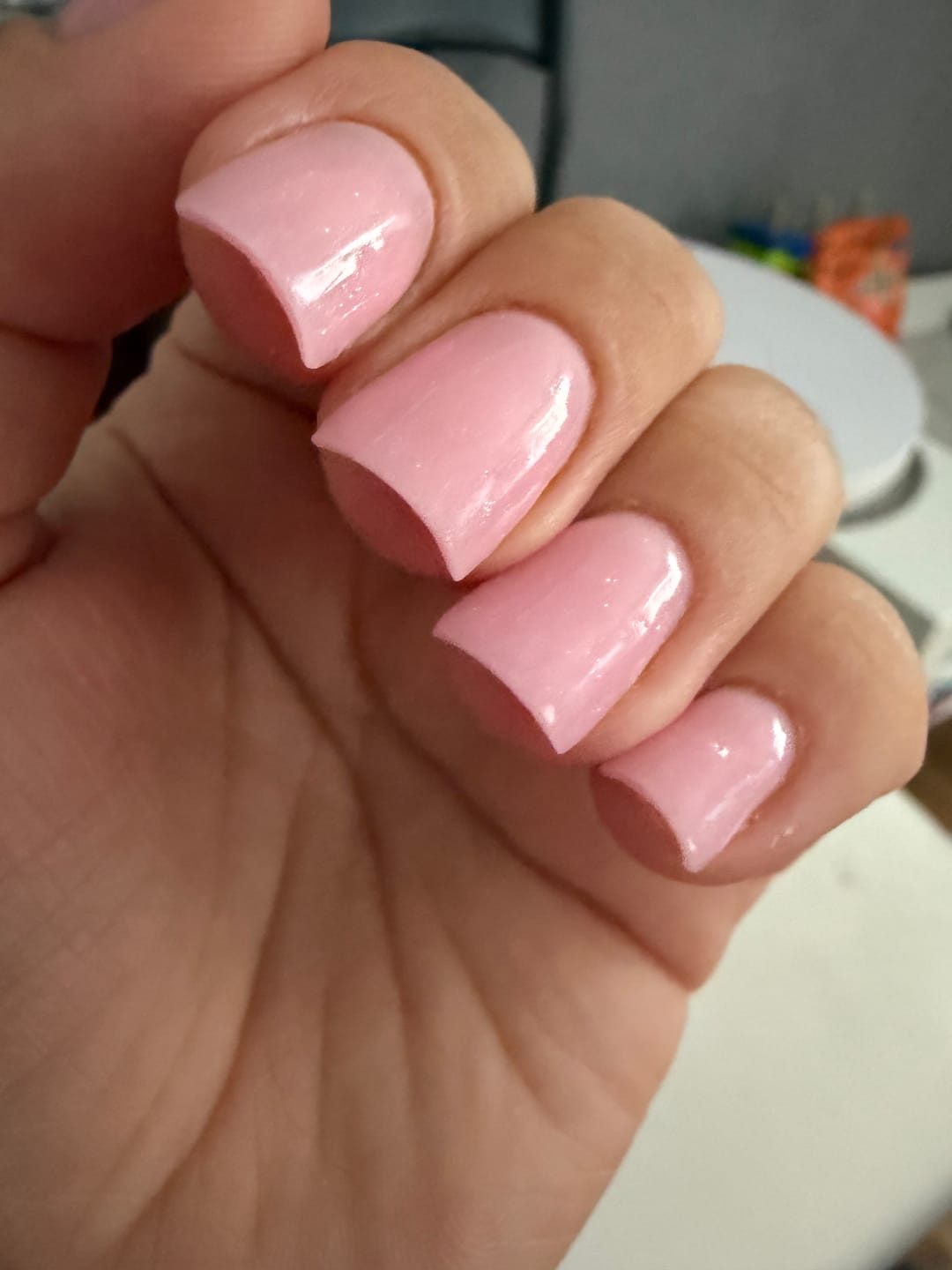 Customer photo review of Semilac Top Coat No Wipe Real Colour UV Gel Polish 11 ml