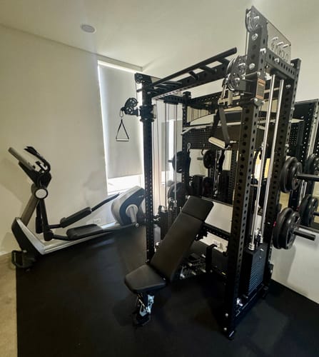 Customer photo review of ANUBIS™-2.0 Elite Half Rack Functional Trainer With Dual Weight Stacks