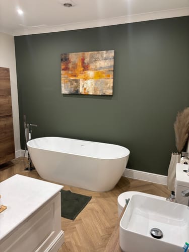 Customer photo review of SUNSET ART CANVAS