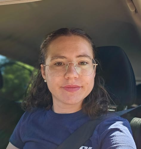 Customer photo review of Lydia Eyeglasses