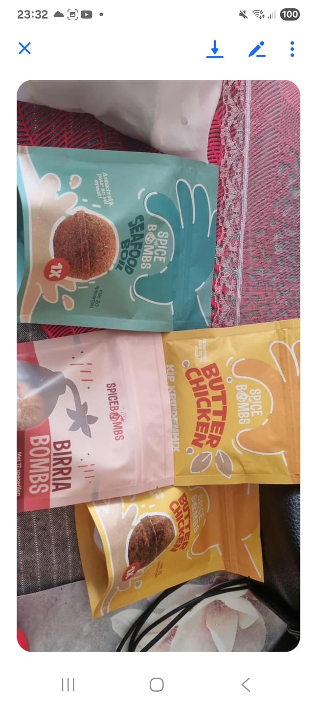 Customer photo review of Seafood Boil Bomb