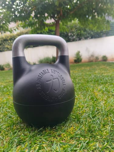 Customer photo review of Adjustable Kettlebell 12kg-32kg, Competition Style
