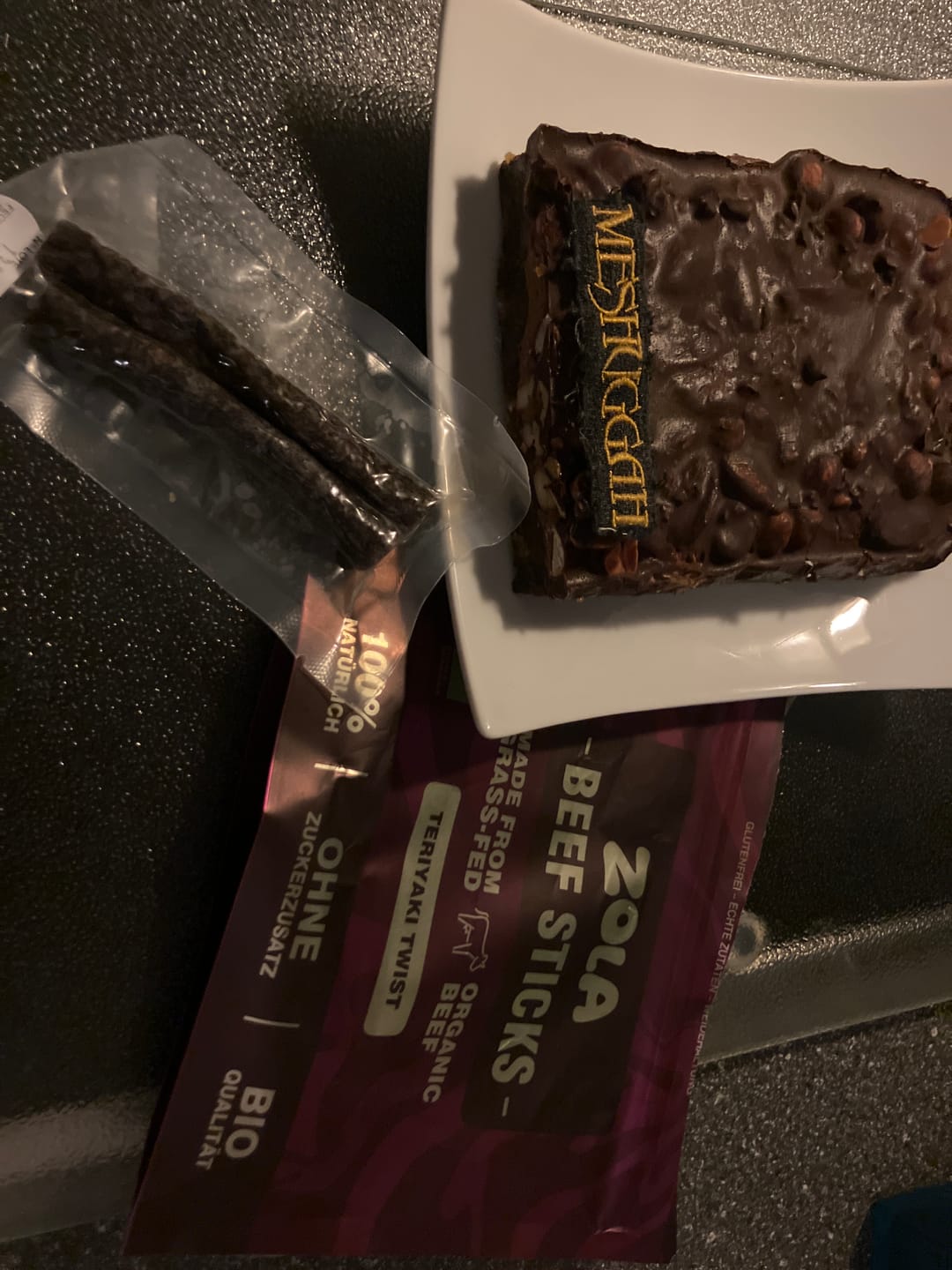 Customer photo review of Beef Stick Garlic Shiitake BIO