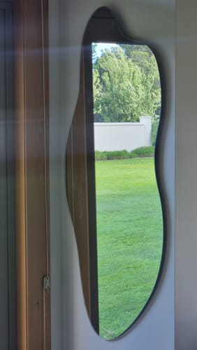 Customer photo review of Blob Full Length Wall Mirror