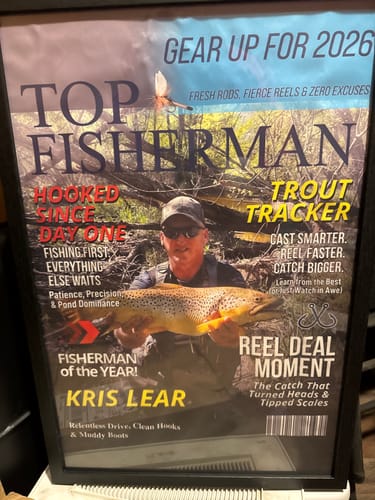 Customer photo review of Custom Fishing Magazine Cover, Personalized Fishing Gifts for Men, Fly Fishing Gifts for Him, Fishing Dad Gift, Angler Funny Fisherman Gift