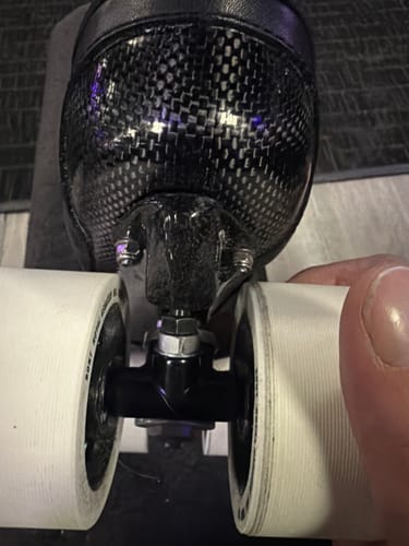 Customer photo review of Envy Carbon Black Leather/Suede Jam and Speed Roller Skate Package (Limited Edition)