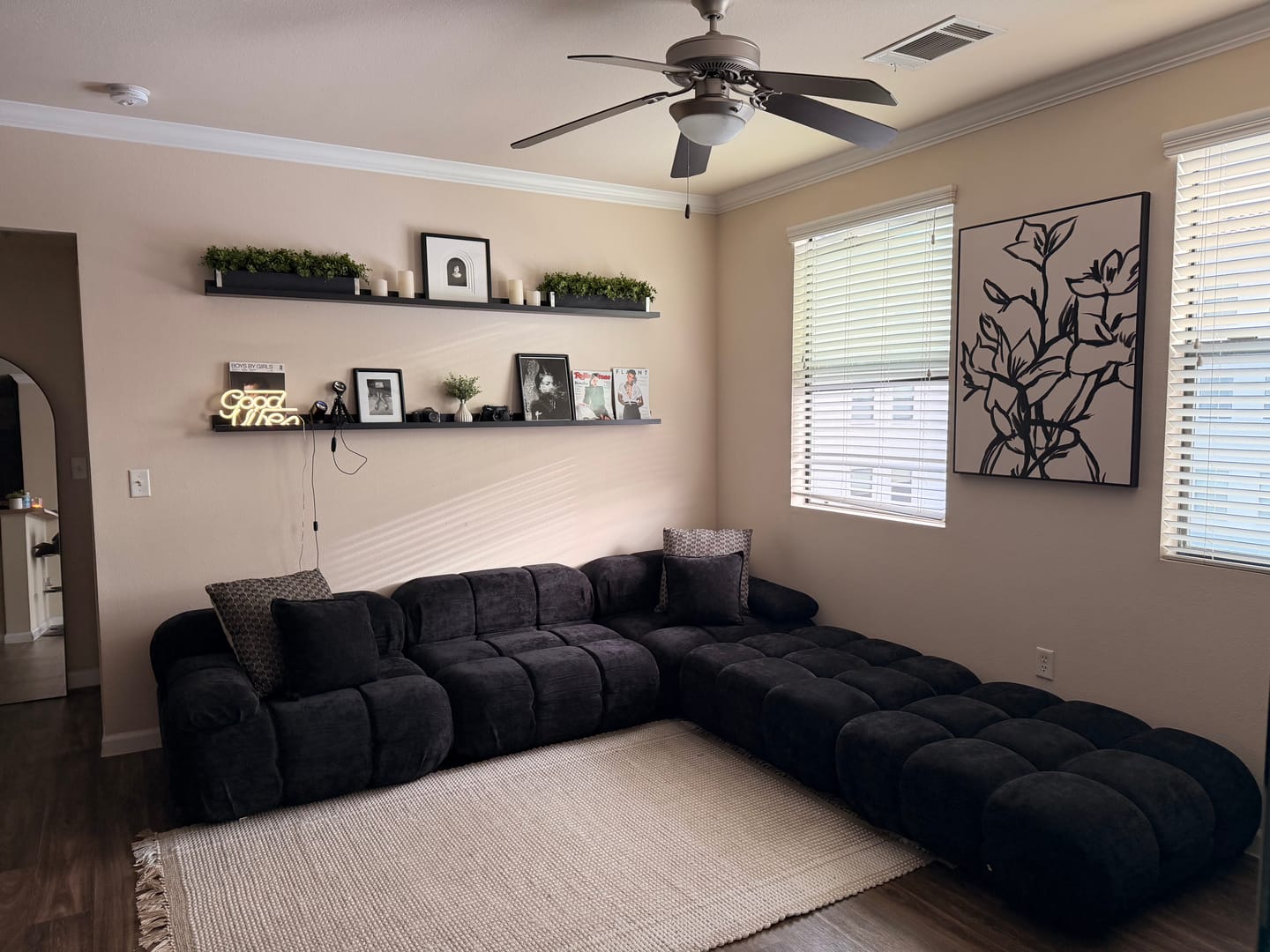 Customer photo review of Marshbello Sectional