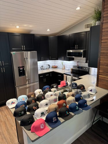 Customer photo review of Grape Ape Hat