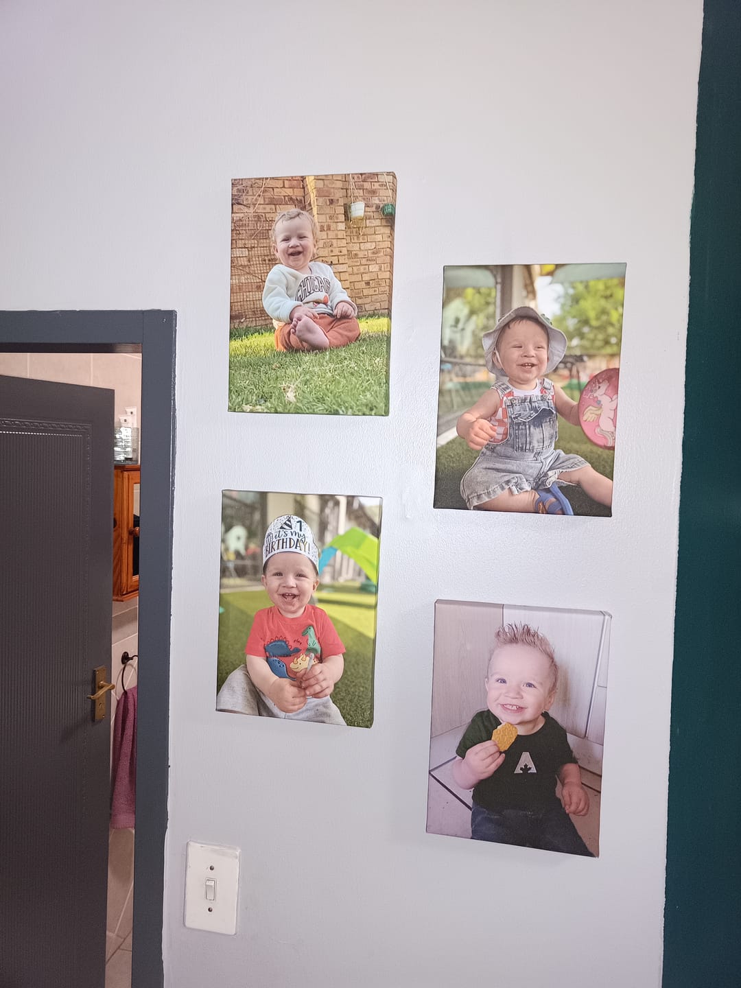 Customer photo review of 4 x A4 Canvas Combo
