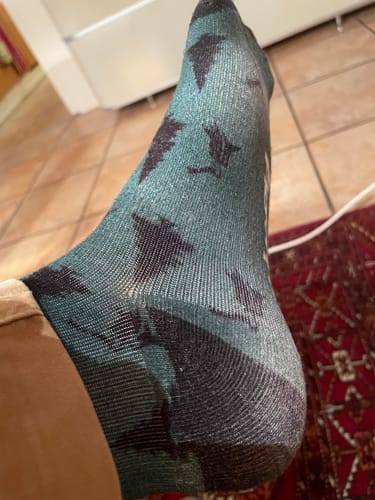 Customer photo review of Kompressionssocken Bambus