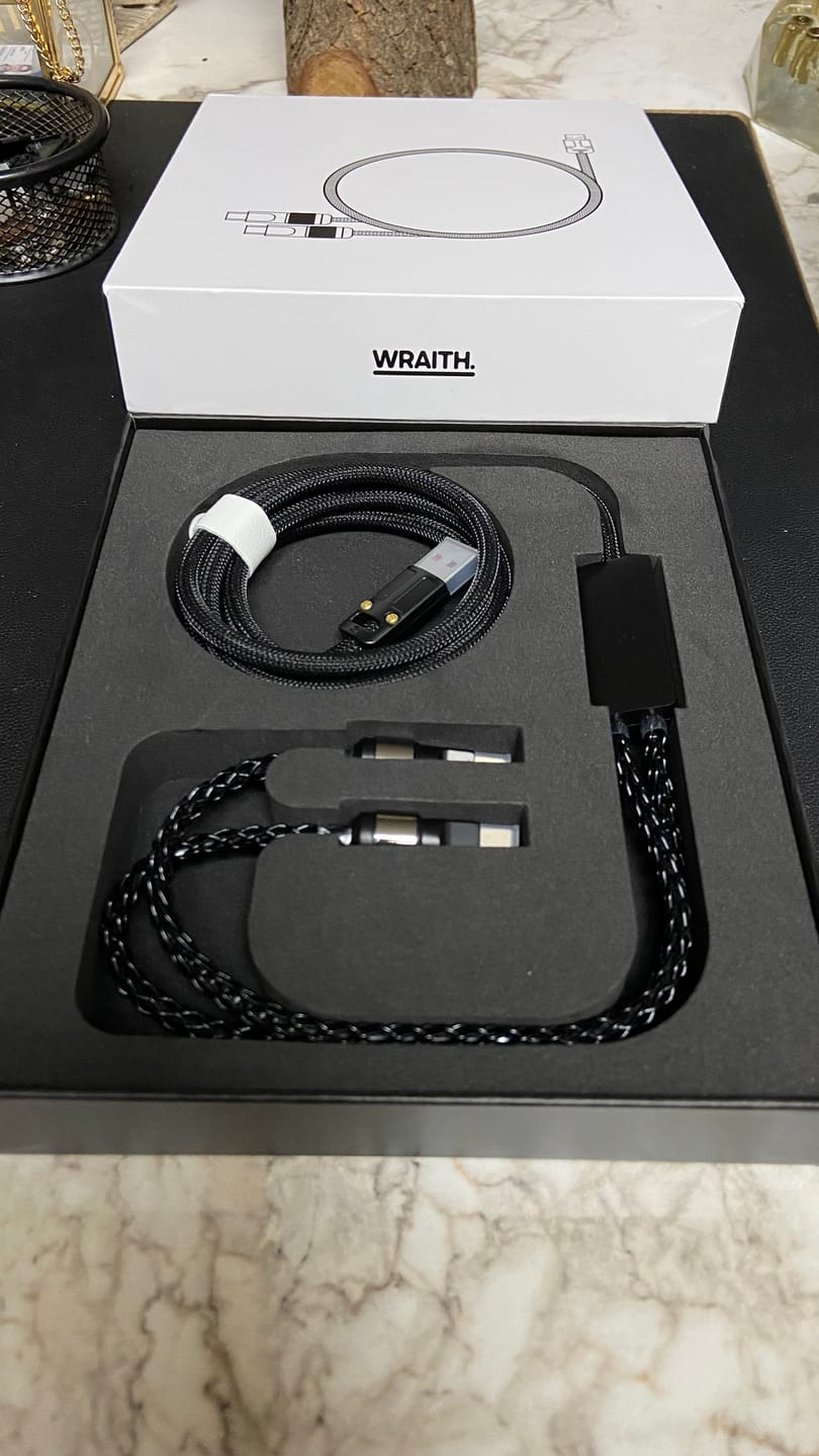 Customer photo review of Wraith Çift Başlıklı Kablo