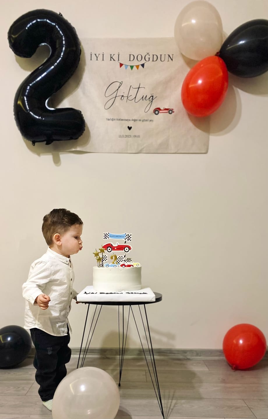 Customer photo review of Kişiselleştirilebilir Doğum Günü Örtüsü (#79)