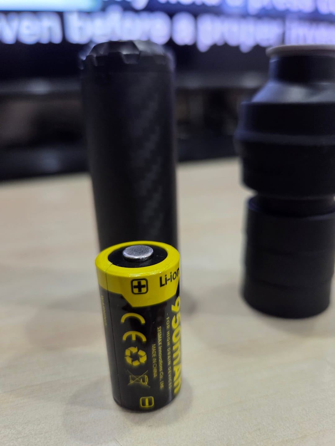 Customer photo review of NL169 (16340 - 950mAh - 2A)