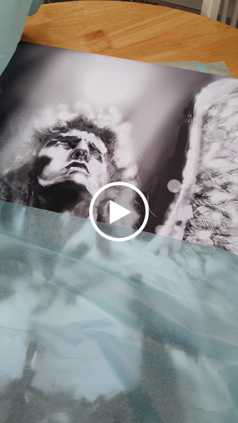 Customer video review of Giclée Art Print