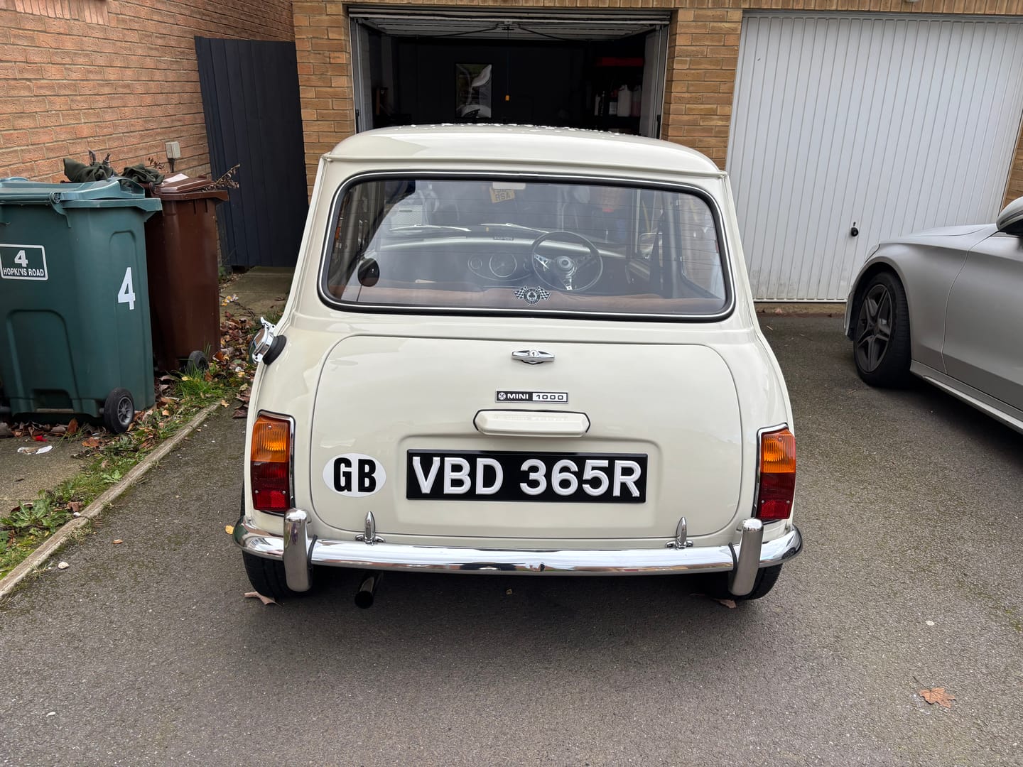 Customer photo review of Classic Raised & Riveted Number Plates | Pair*