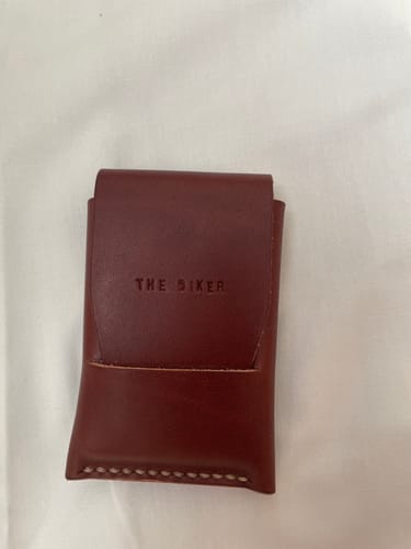 Customer photo review of Slimmad plånbok i äkta läder