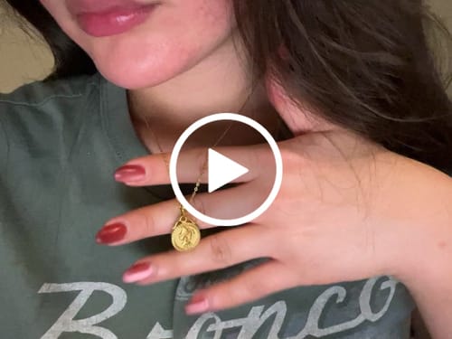 Customer video review of Elizabeth Coin Necklace