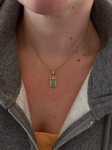 Customer photo review of Aura Tarot Necklace