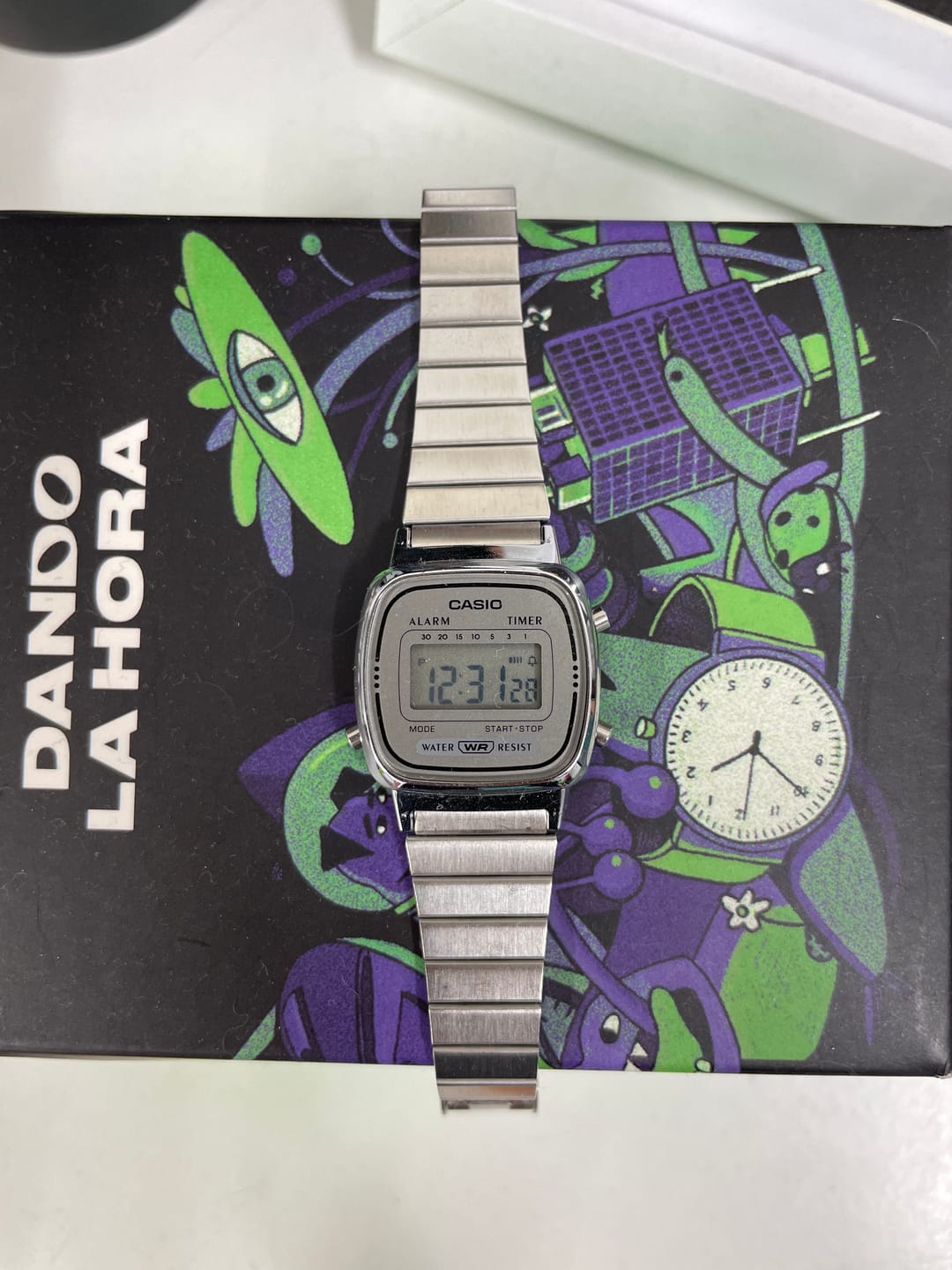 Customer photo review of Reloj Casio Vintage LA670WA-7DF Plateado