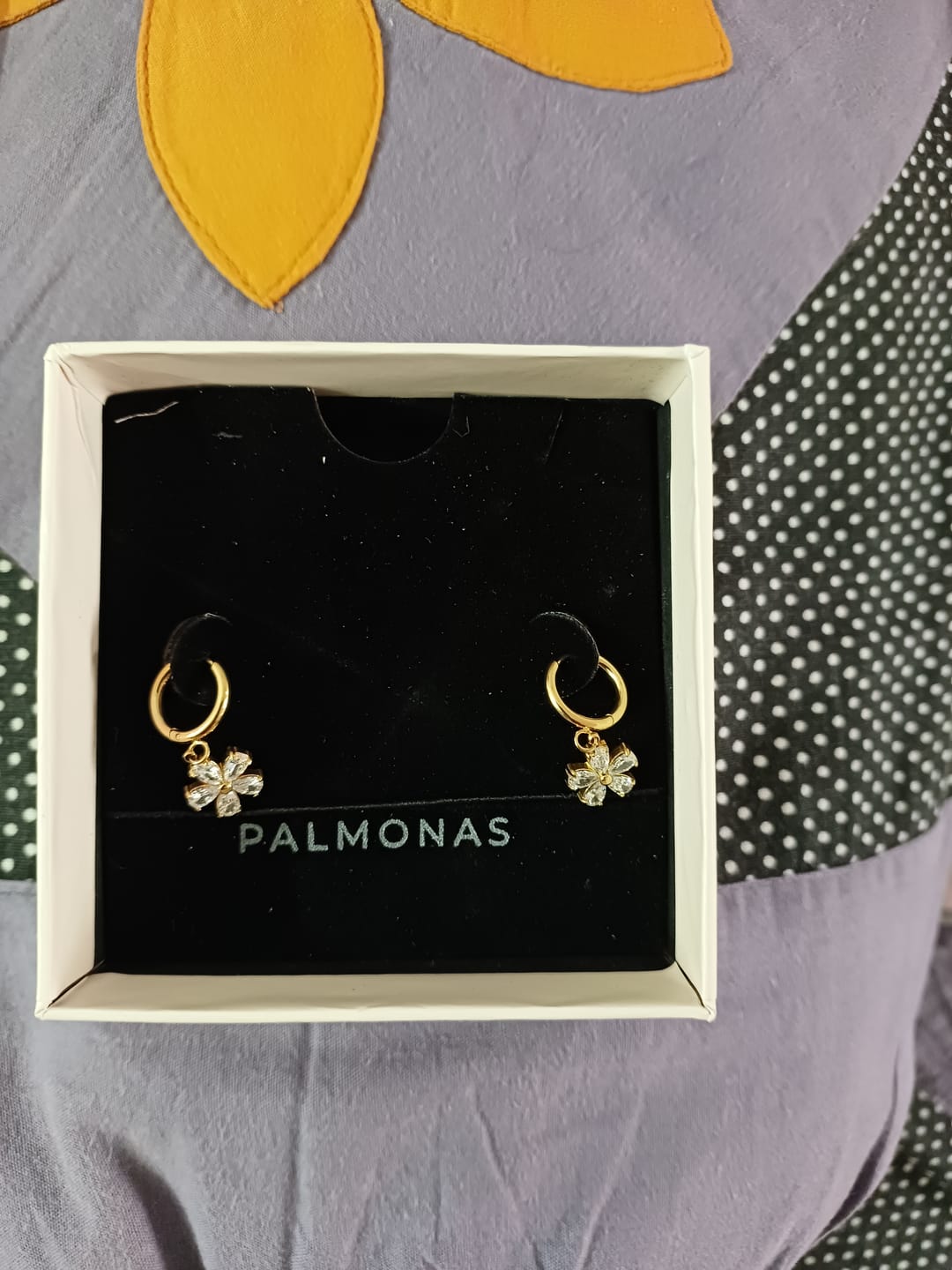Customer photo review of Gilded Garden Hoops