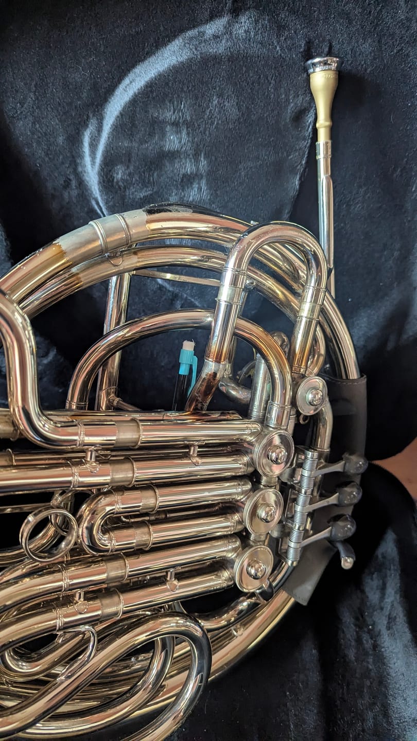 Customer photo review of Houghton Horns Model H4 - French Horn Two-Piece Mouthpiece Underpart