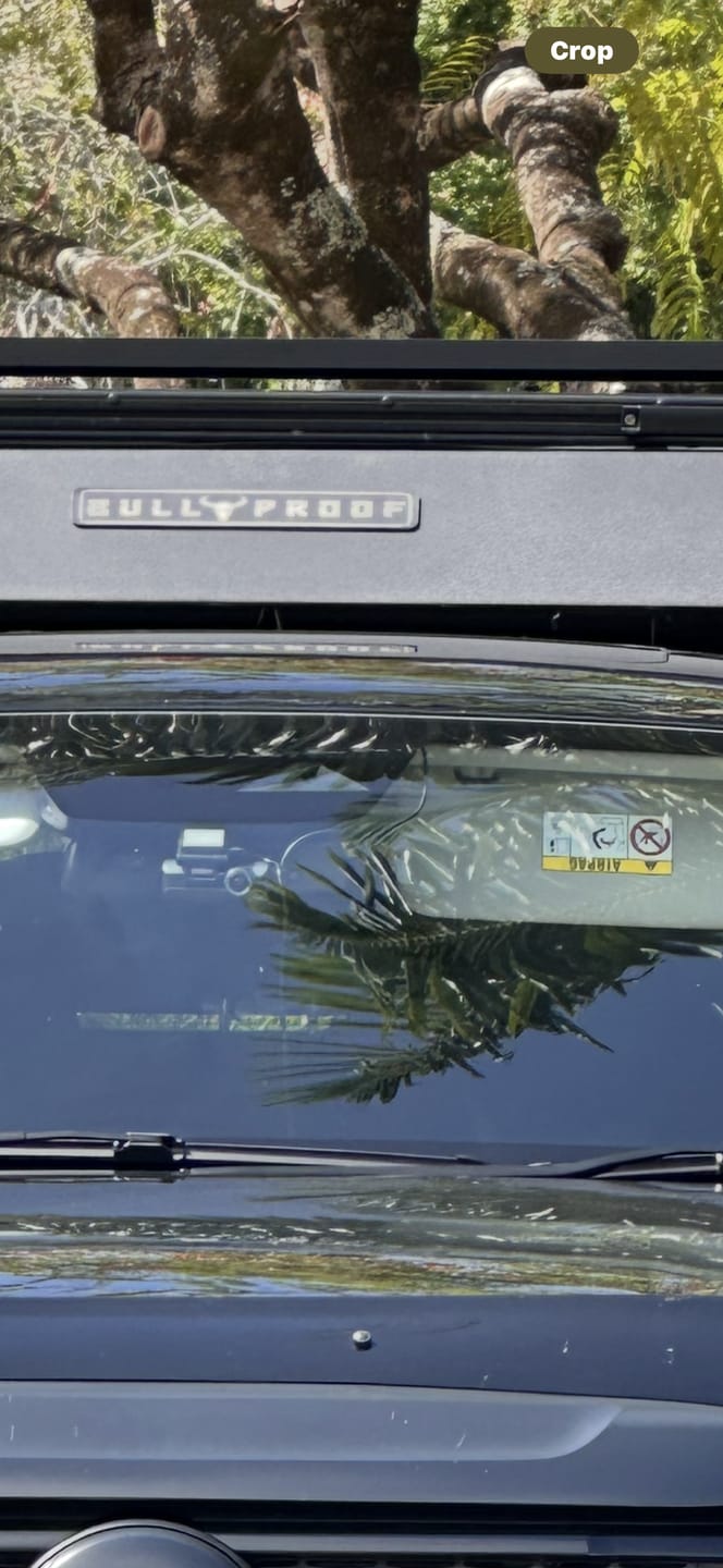 Customer photo review of Rooftop Tent Wind Deflector