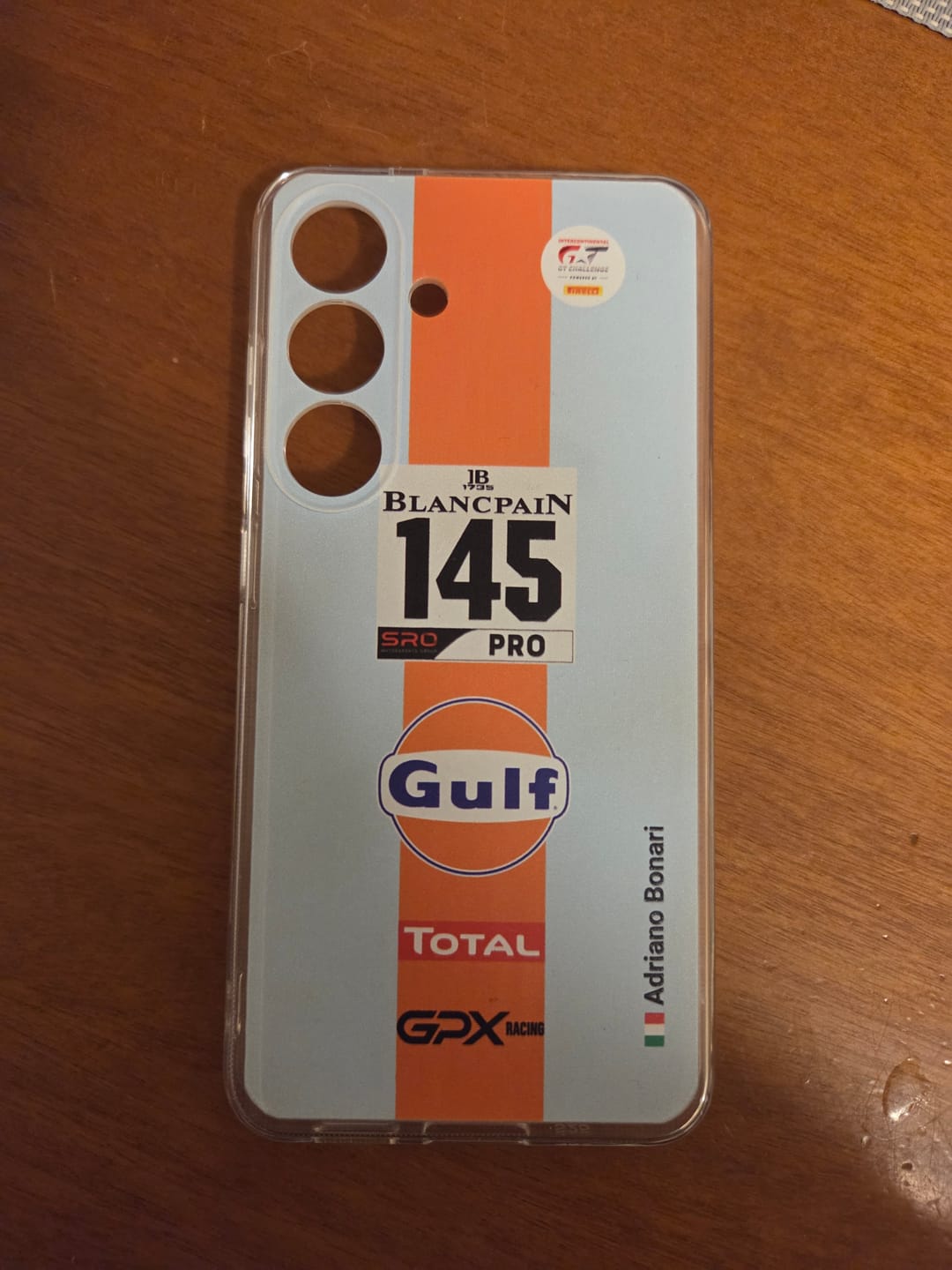 Customer photo review of Gulf Porsche GT Livery - Individuelle Handyhülle für Samsung