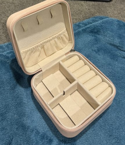Customer photo review of Personalised Travel Jewellery Box