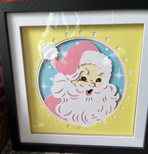 Customer photo review of Retro Christmas Friends SVG Bundle