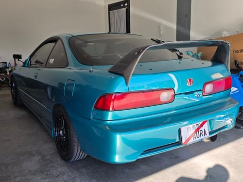 FIT RS GE8後期 MUGEN Wing Spoiler Honda Fit GE8 RS Mugen Rear Roof