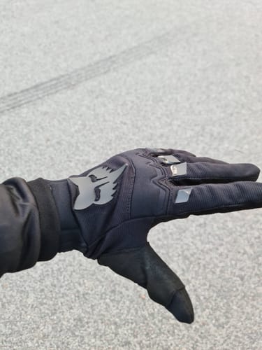 Customer photo review of Fox Dirtpaw Black Mens MTB Gloves