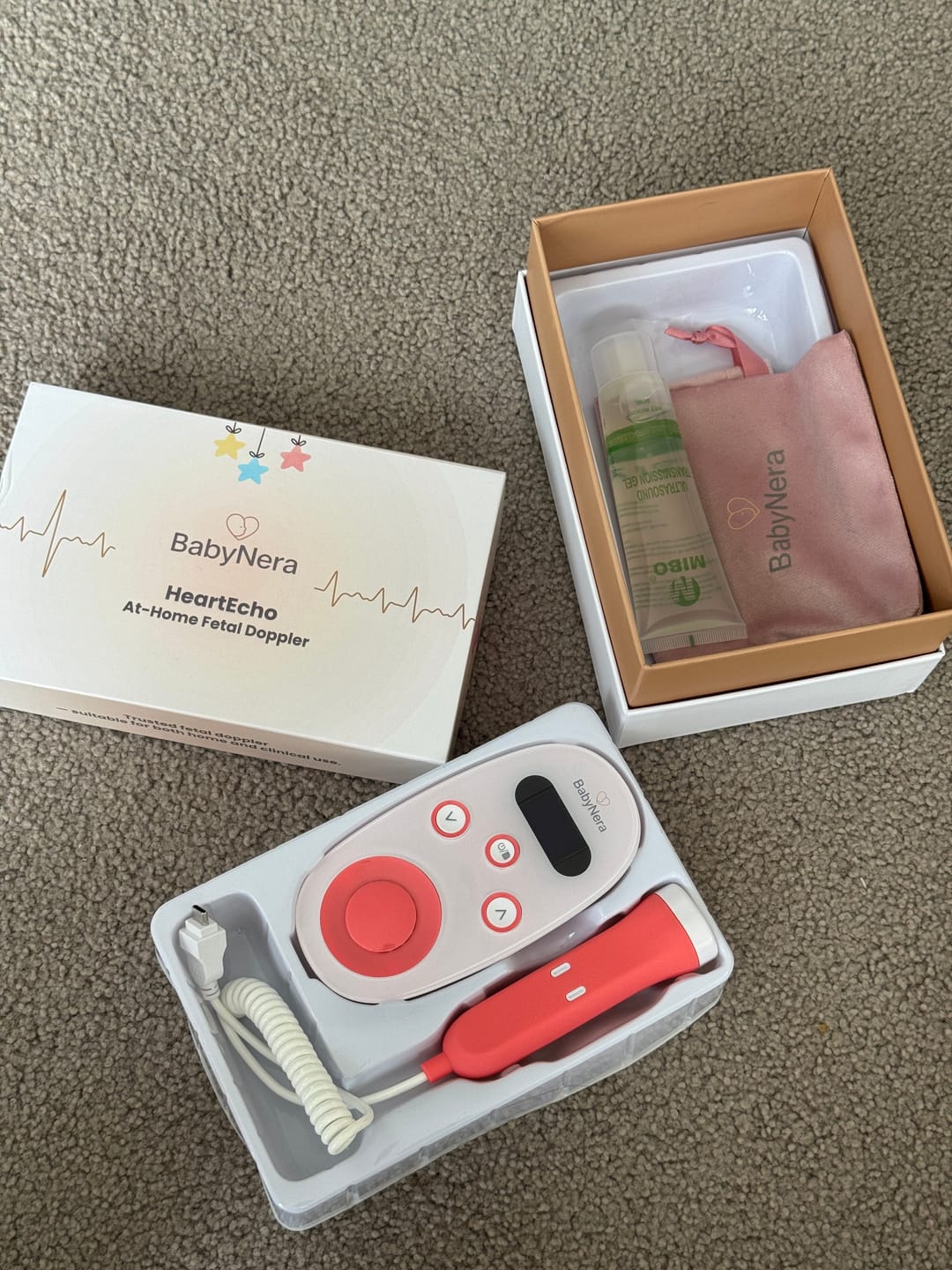 Customer photo review of BabyNera HeartEcho™ Fetal Doppler