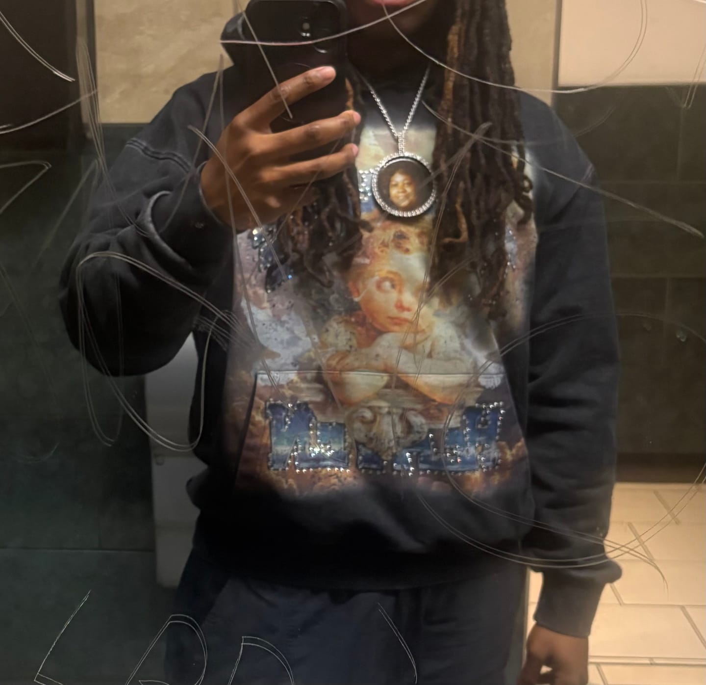 Customer photo review of Celestial Shine Hoodie-339