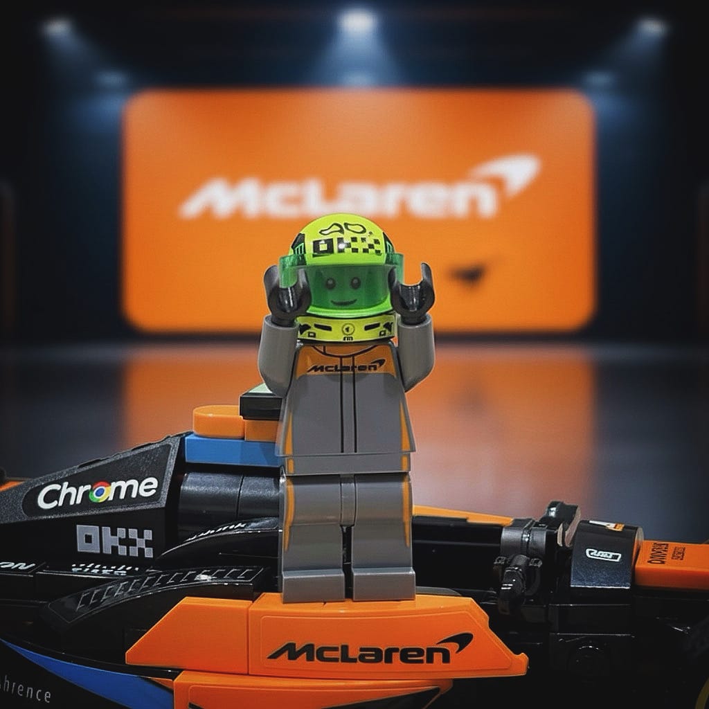Customer photo review of Lando Norris 2025 Nano Helmet
