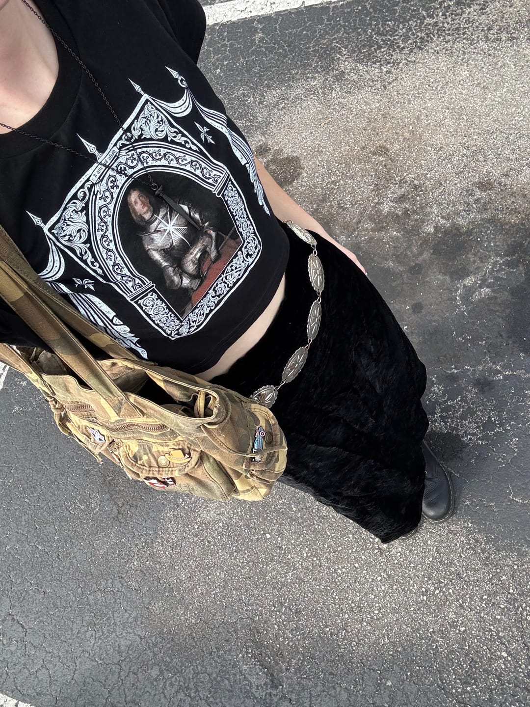 Customer photo review of Acceptance Crop Tee