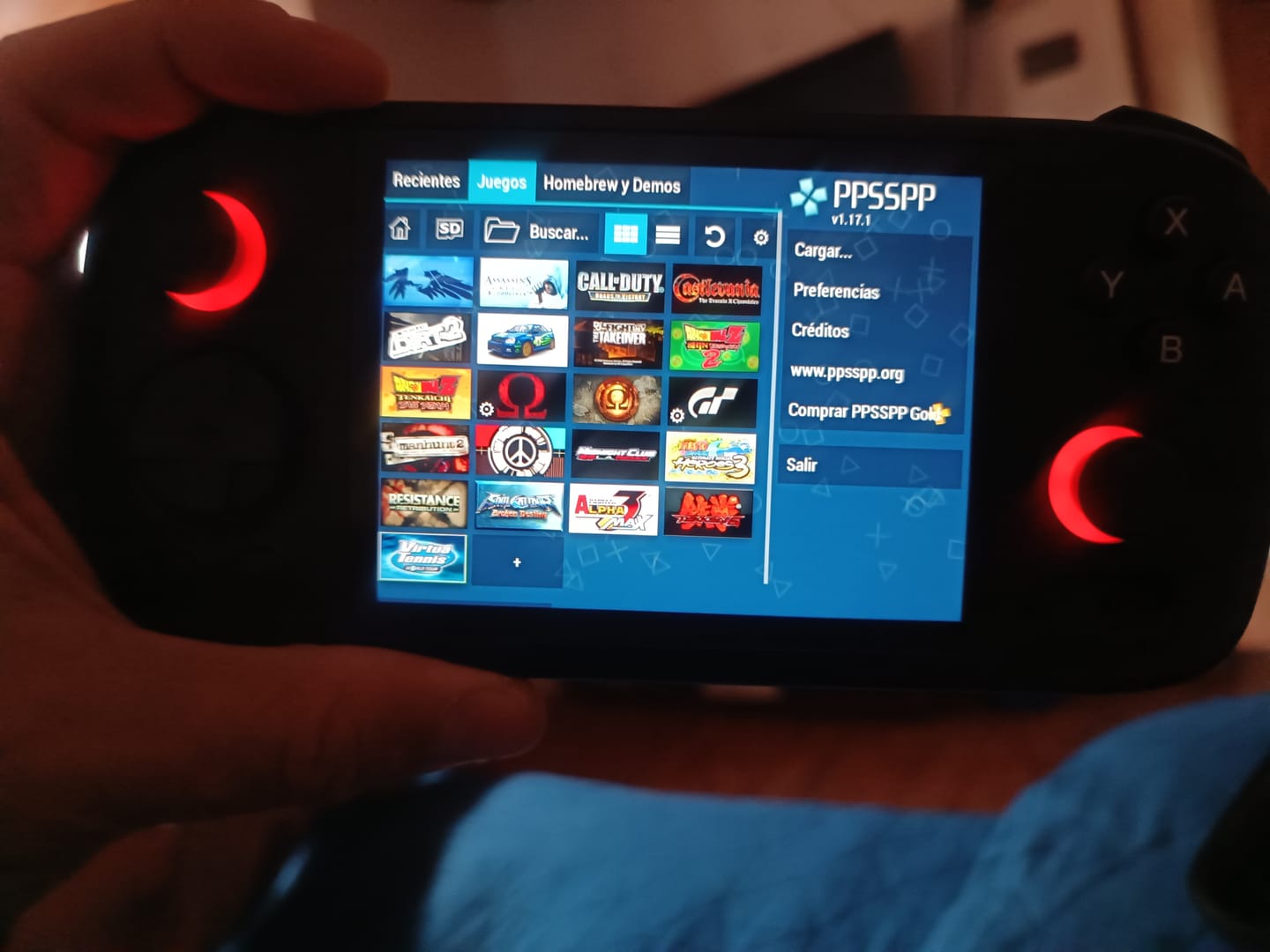 Customer photo review of 16000 Juegos - Micro SD 256GB