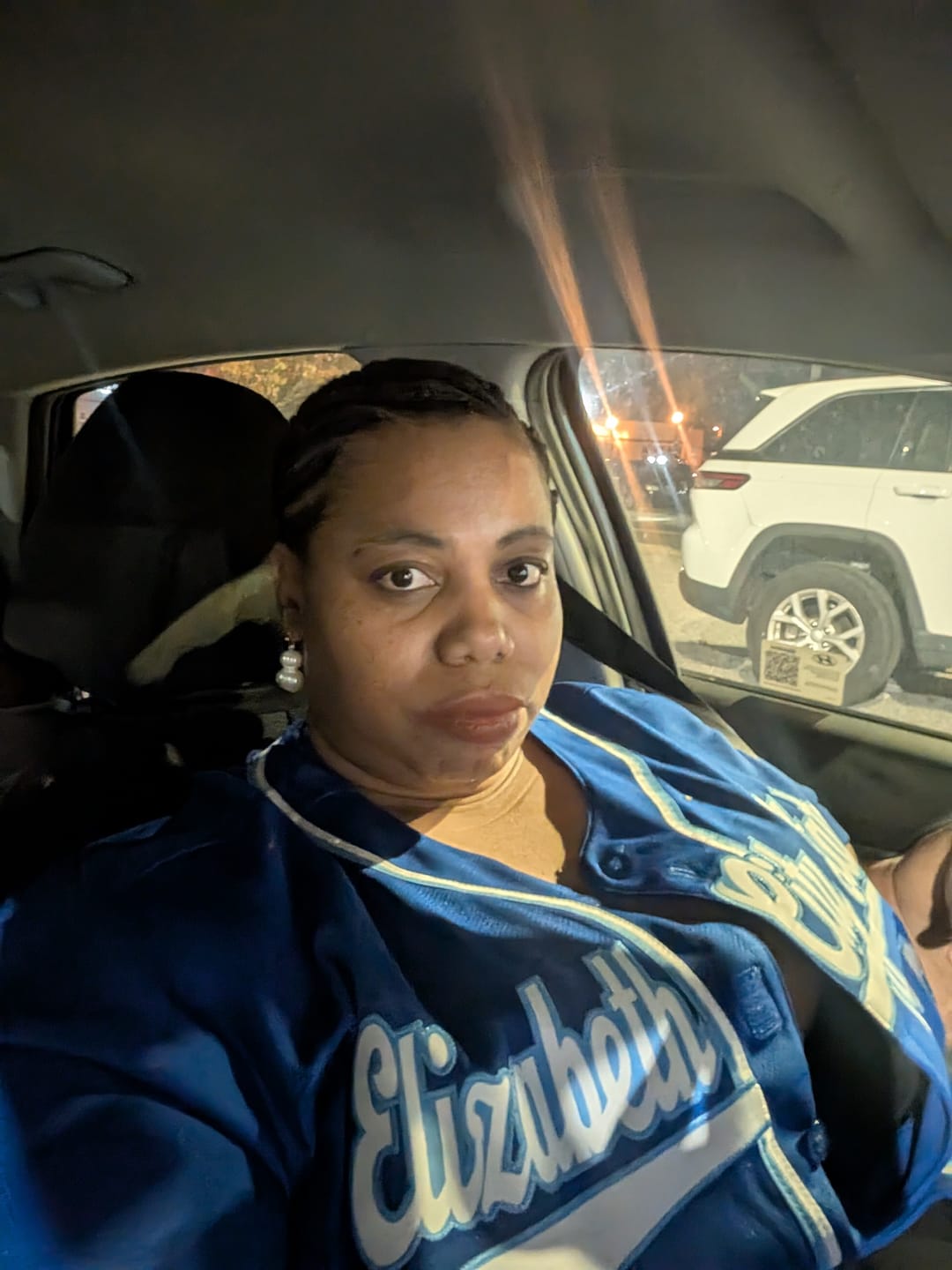 Customer photo review of Custom Royal White-Light Blue Hook Classic Style Authentic Baseball Jersey