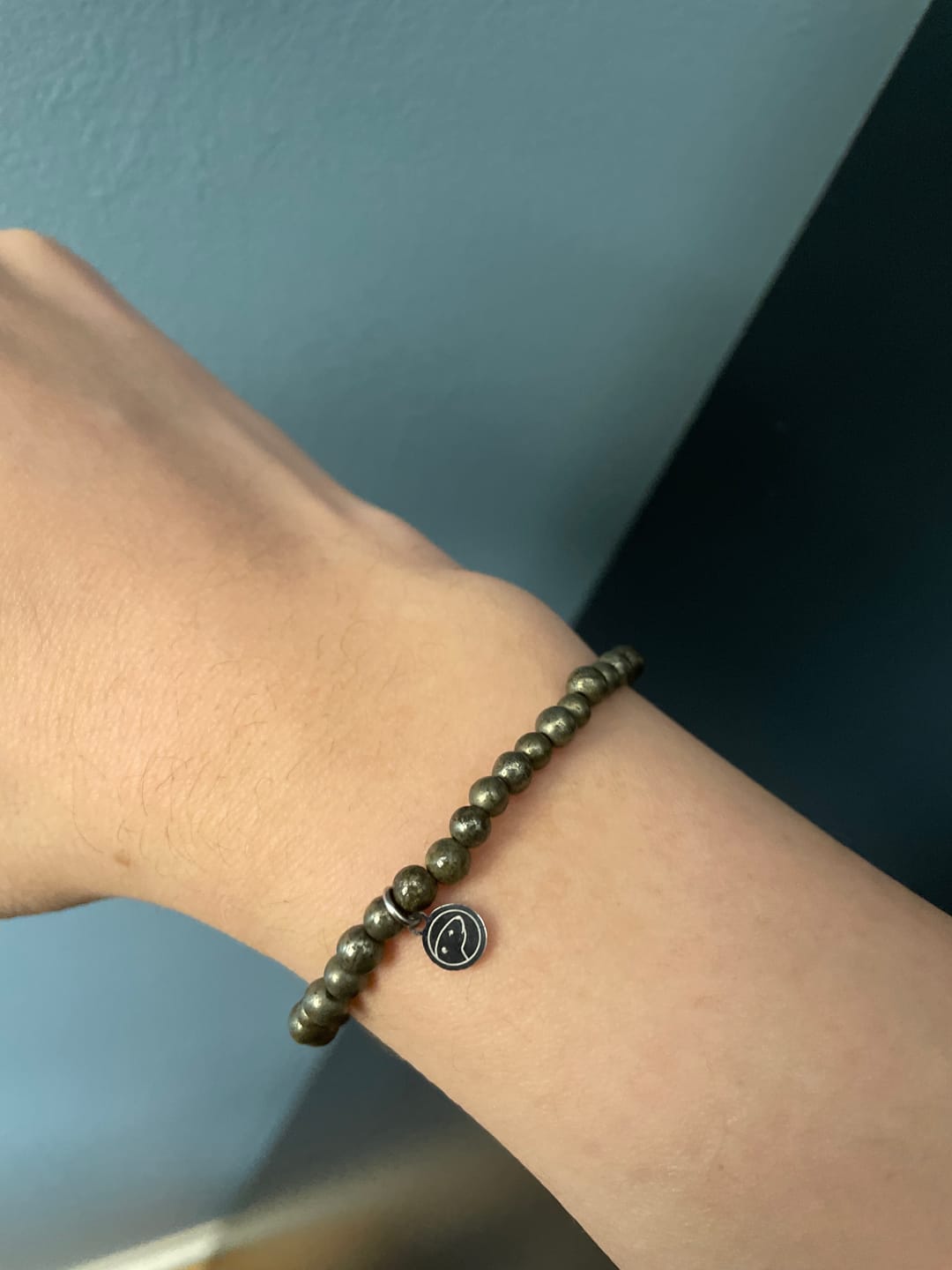 Customer photo review of Pyrite Bracelet Mini